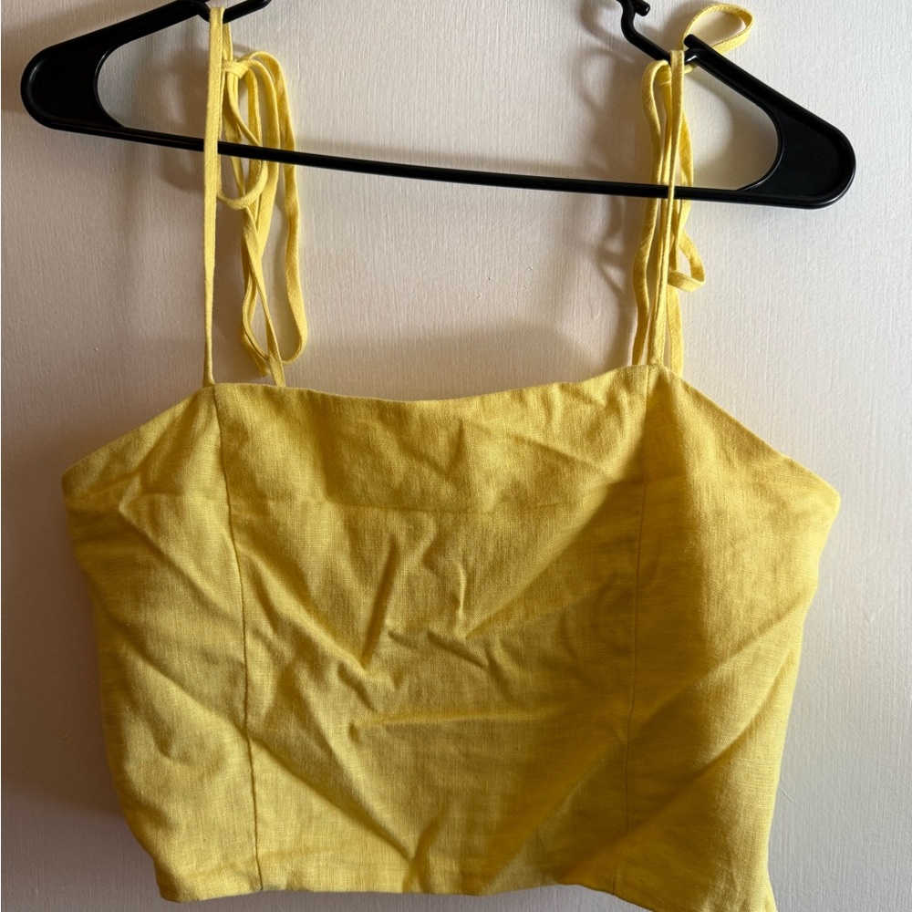 Forever 21 Yellow Camisole Top